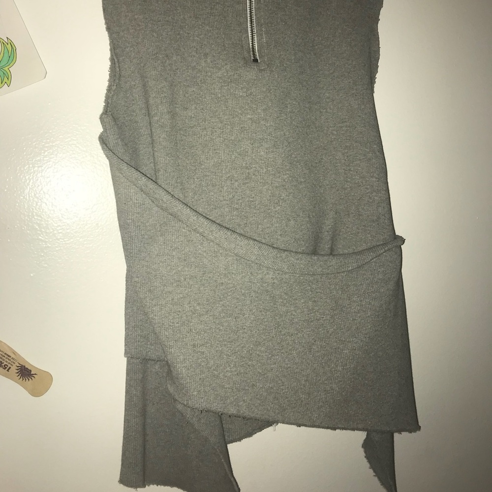 Etienne Derdeux Grey Knit Top